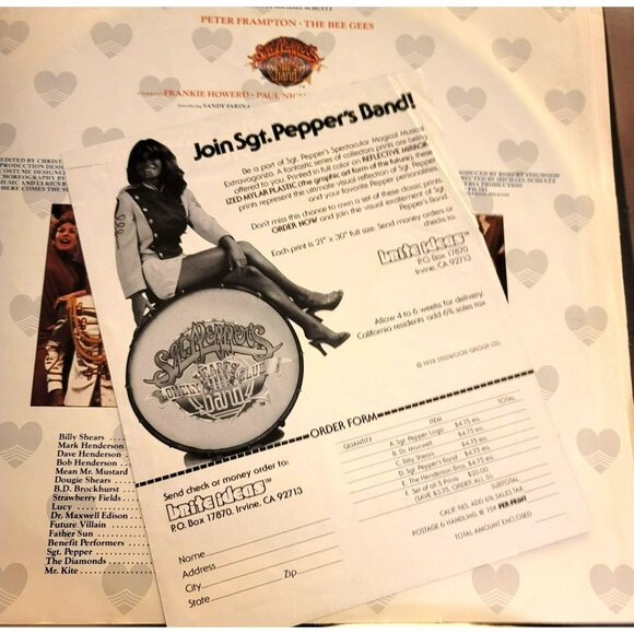 The Bee Gees Vinyl Sgt. Peppers Lonely Hearts Club Band Record PR16542 - Picture 5 of 10